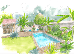 Construction de piscine - service - paysagiste des 2 rivières