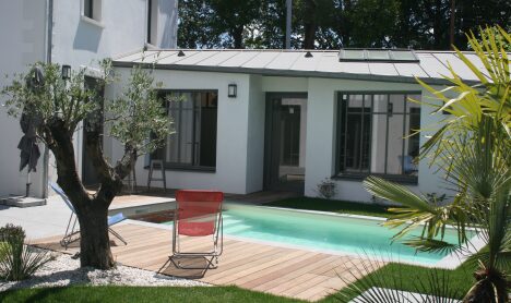 plage de piscine