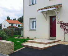 Entrée de maison-paysagiste-haute-goulaine