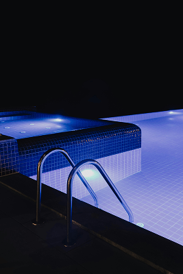 Éclairage piscine - paysage des deux rivières-3
