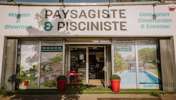 Show room et magasin de produits de piscine - Paysages des 2 rivières